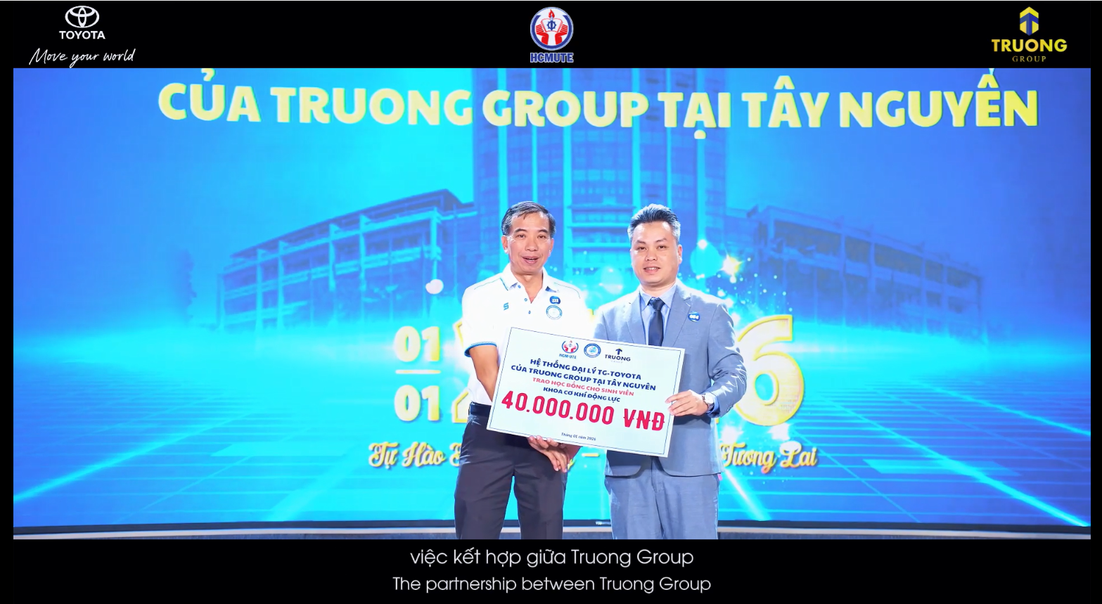 HỆ THỐNG ĐẠI LÝ TOYOTA TRUONG GROUP ĐỒNG HÀNH CÙNG GIÁO DỤC – KIẾN TẠO NGUỒN NHÂN LỰC NGÀNH Ô TÔ NĂM 2026
