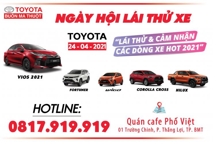 NGÀY HỘI LÁI THỬ XE TOYOTA