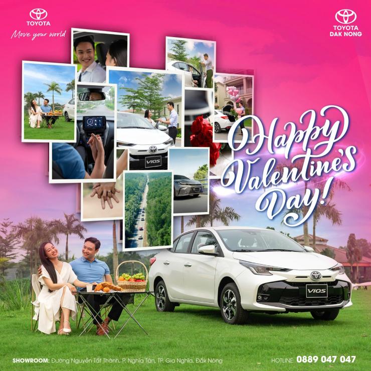 HAPPY VALENTINE'S DAY – NGÀY YÊU THƯƠNG CÙNG TOYOTA ĐẮK NÔNG
