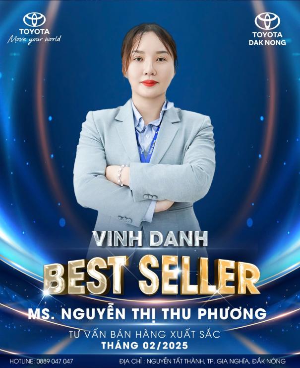 VINH DANH NHÂN VIÊN KINH DOANH XUẤT SẮC THÁNG 2/2025 – MS. NGUYỄN THỊ THU PHƯƠNG