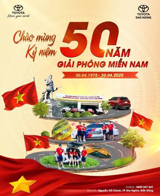 CHÀO MỪNG KỶ NIỆM 50 NĂM GIẢI PHÓNG MIỀN NAM – THỐNG NHẤT ĐẤT NƯỚC (30/4/1975 – 30/4/2025)