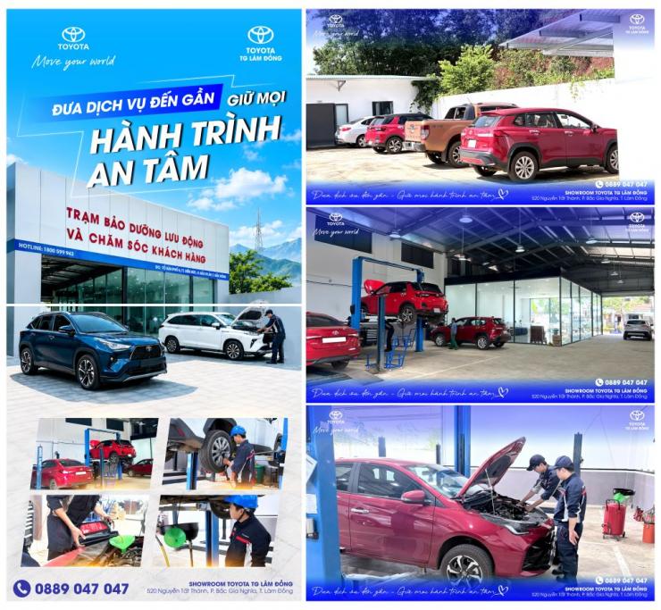 TRẠM BẢO DƯỠNG & CHĂM SÓC KHÁCH HÀNG TOYOTA TẠI ĐẮK R'LẤP: ĐƯA DỊCH VỤ ĐẾN GẦN - GIỮ MỌI HÀNH TRÌNH AN TÂM