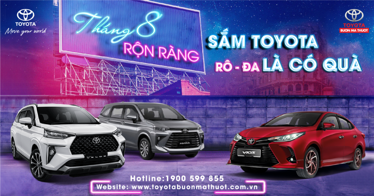 SẮM TOYOTA RÔ - ĐA LÀ CÓ QUÀ