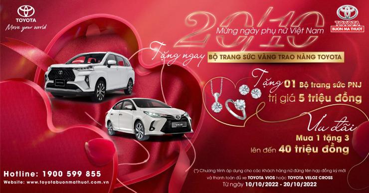 TRANG SỨC VÀNG TRAO NÀNG TOYOTA