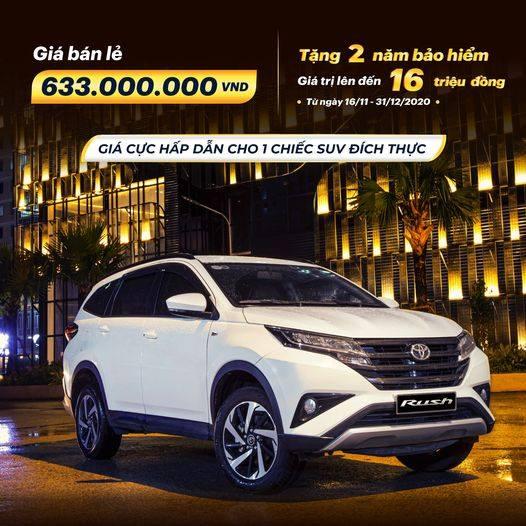 CHỈ CÒN 20 NGÀY ĐỂ SỞ HỮU TOYOTA RUSH TRONG THÁNG 12/2020