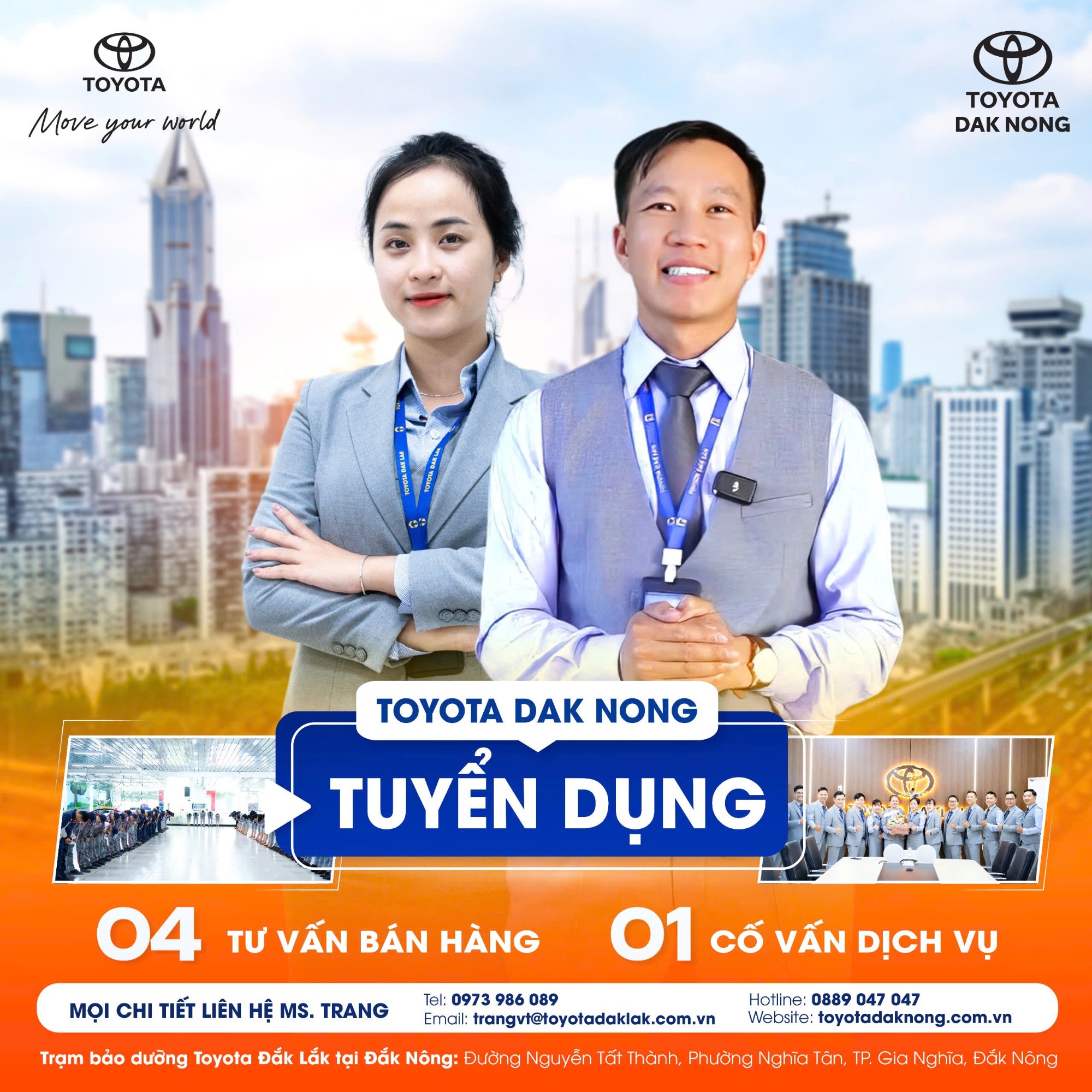 Cơ hội nghề nghiệp đột phá tại Toyota Đắk Nông